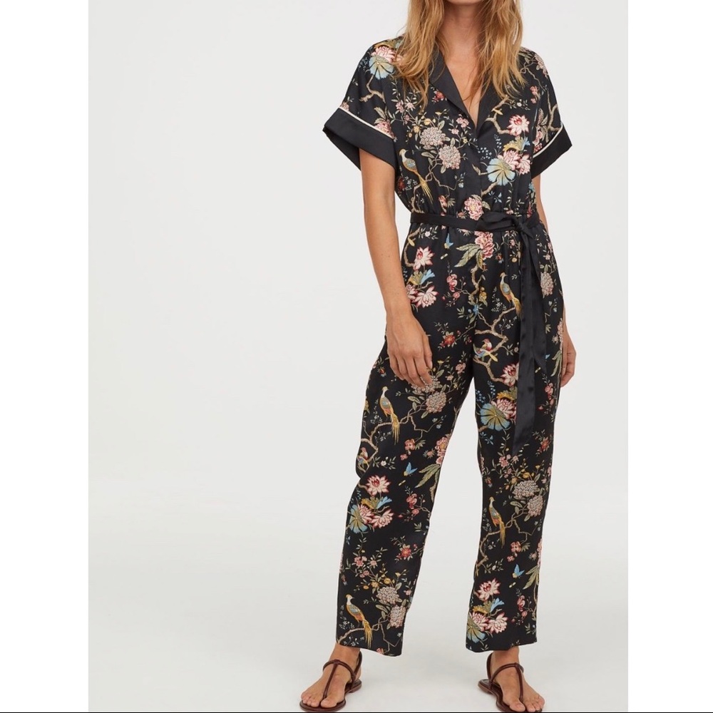 GP & J BAKER x H&M oriental print jumpsuit